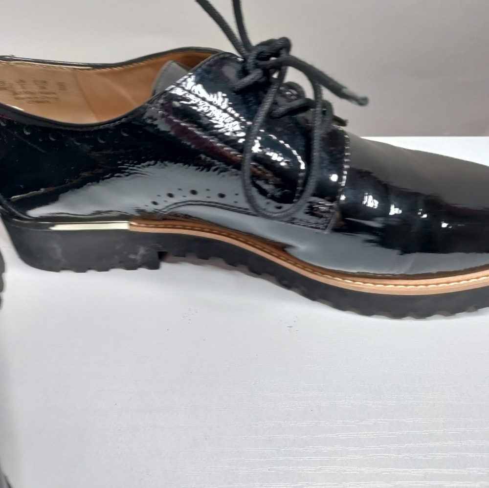 COPY - Franco Sarto black loafers shoes - Picture 5 of 6